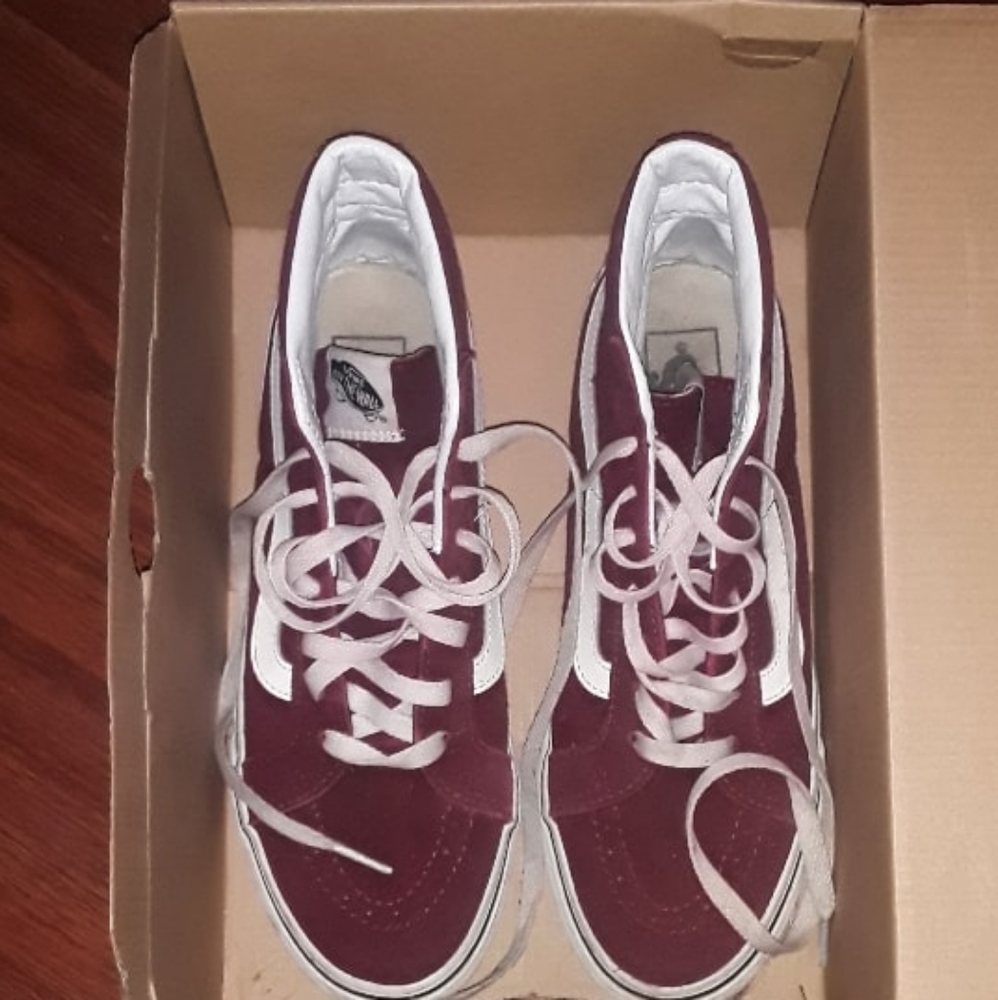 Vana sk8-hi slim Windsor wine
